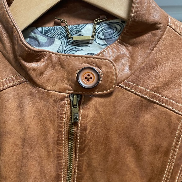 [Black Rivet] Leather Crop Jacket - Picture 6 of 8